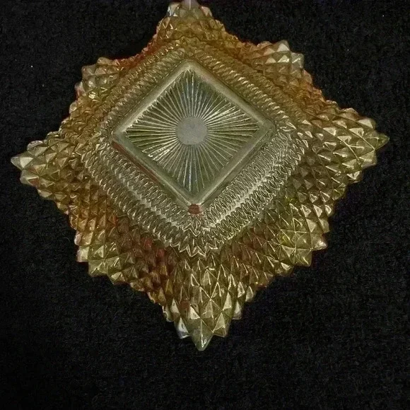 Indiana Glass, Vintage Bowl, 1970's Ashtray , Retro Dish, Candy Bowl - Picture 4 of 4